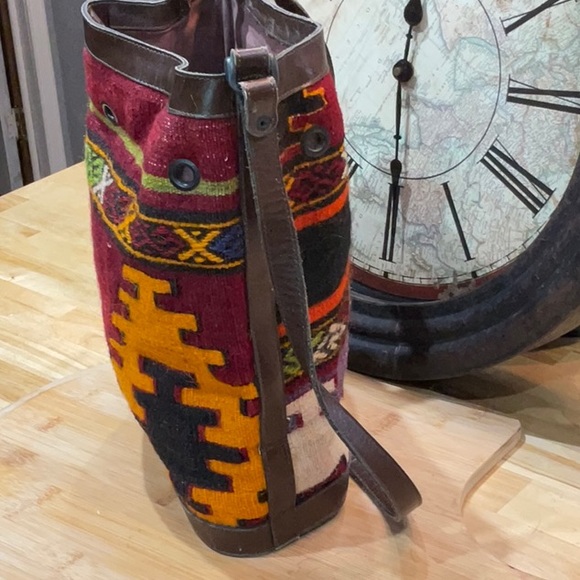 Boho southwest wool bag - Picture 4 of 9